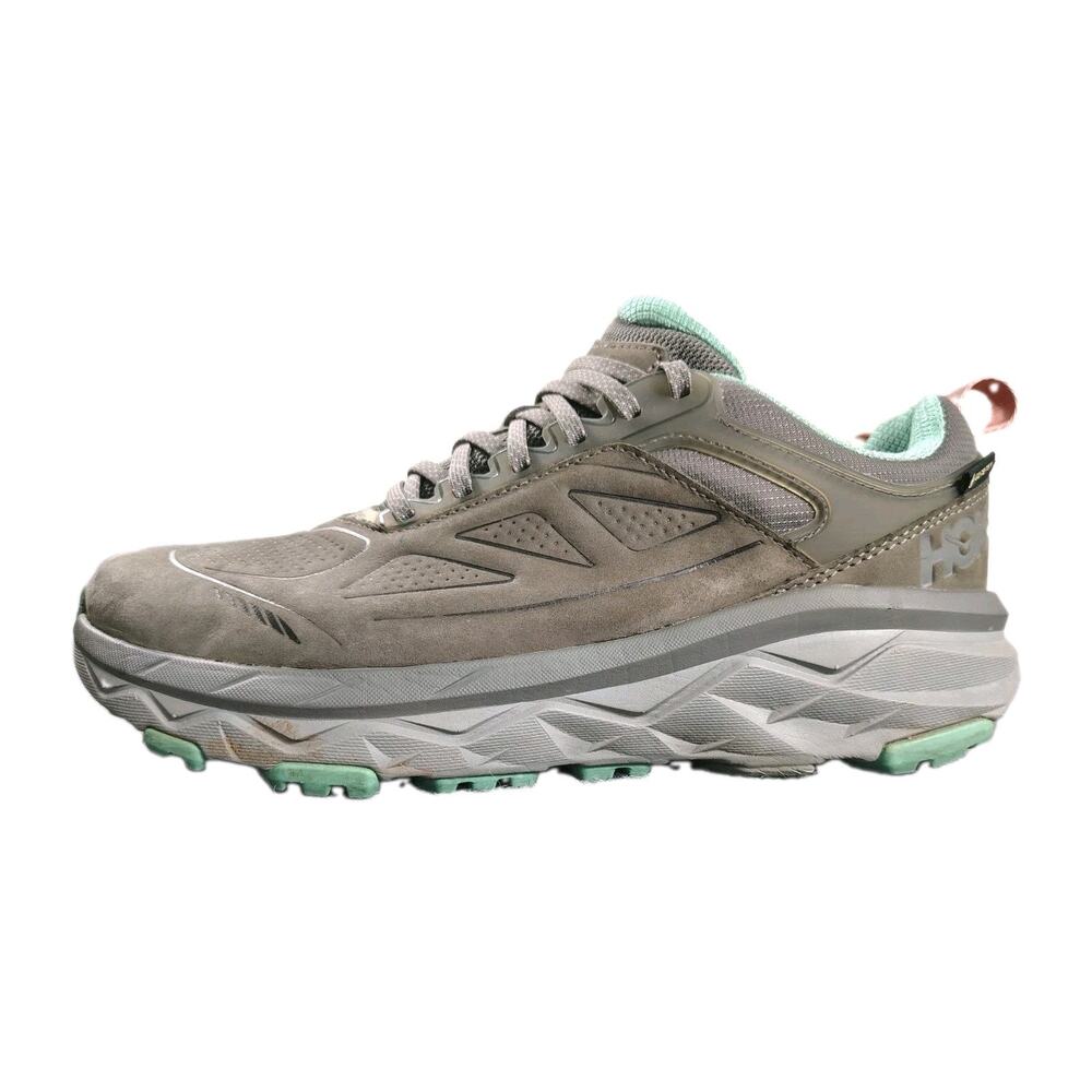 Hoka Challenger Low Gore-Tex Shoes Womens 10 Grey Hiking Waterproof 1106518 MBHT